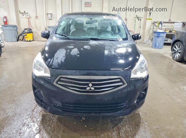 ML32F3FJ6JHF11147 2018 MITSUBISHI MIRAGE Black Widok z przodu