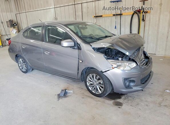 ML32F3FJ6KHF17502 2019 MITSUBISHI MIRAGE Silver Przód prawy