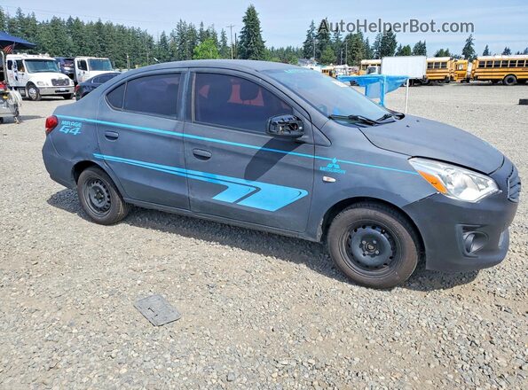 ML32F3FJ7JHF16311 2018 MITSUBISHI MIRAGE Gray Delantero derecho