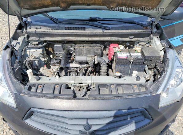 ML32F3FJ7JHF16311 2018 MITSUBISHI MIRAGE Gray Vista interior trasera