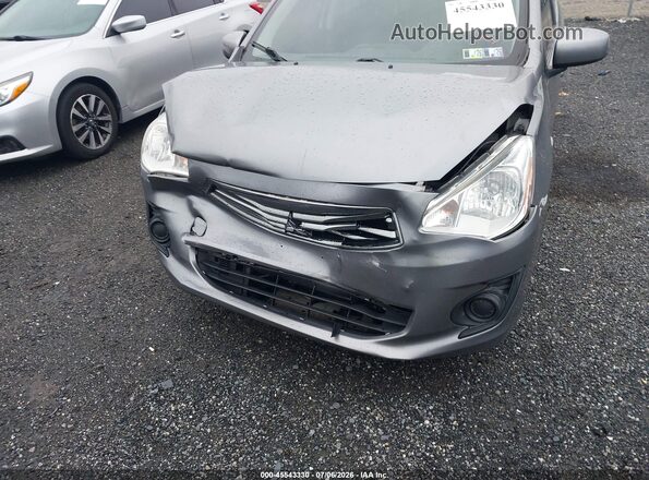 ML32F3FJ7KHF00465 2019 MITSUBISHI MIRAGE G4 Gray Widok z przodu