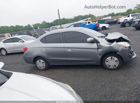 ML32F3FJ7KHF00465 2019 MITSUBISHI MIRAGE G4 Gray Widok wnętrza z tyłu