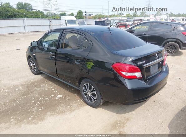 ML32F3FJ7KHF00949 2019 MITSUBISHI MIRAGE G4 Черный Задняя левая четверть