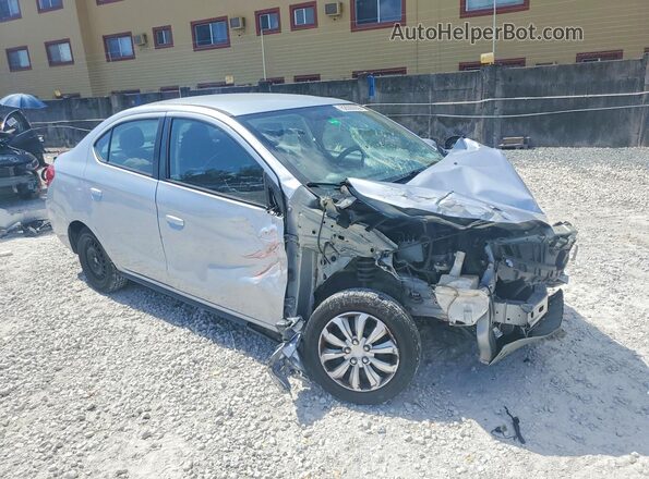 ML32F3FJ7KHF11384 2019 MITSUBISHI MIRAGE Silver წინა მარჯვენა
