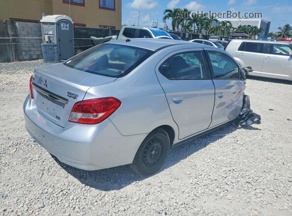ML32F3FJ7KHF11384 2019 MITSUBISHI MIRAGE Silver უკანა მარჯვენა
