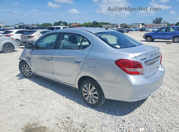 ML32F3FJ7KHF11384 2019 MITSUBISHI MIRAGE Silver უკანა მარცხენა