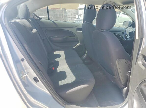 ML32F3FJ7KHF11384 2019 MITSUBISHI MIRAGE Silver უკანა სავარძლების ხედი
