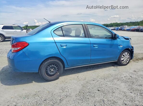 ML32F3FJ7LHF07885 2020 MITSUBISHI MIRAGE Blue Задня права чверть