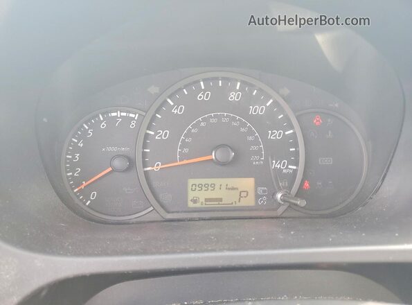 ML32F3FJ7LHF07885 2020 MITSUBISHI MIRAGE Blue Вид щитка приладів