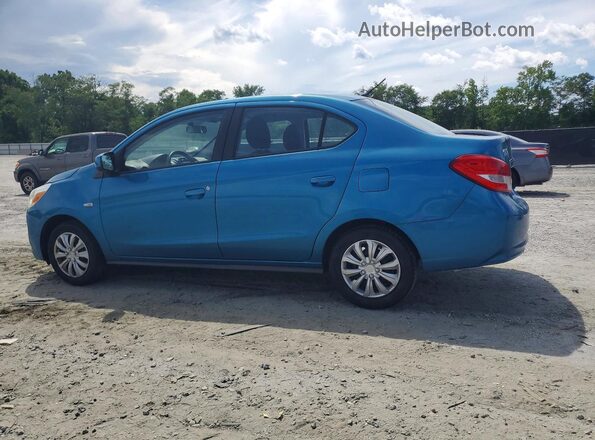 ML32F3FJ7LHF07885 2020 MITSUBISHI MIRAGE Blue Задня ліва чверть