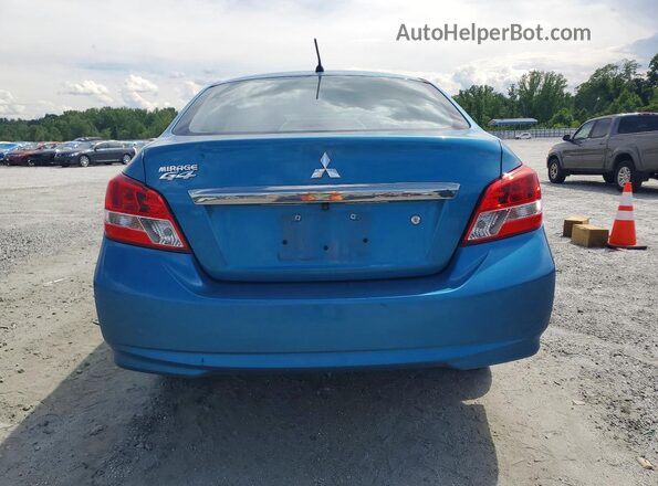 ML32F3FJ7LHF07885 2020 MITSUBISHI MIRAGE Blue Вид ззаду