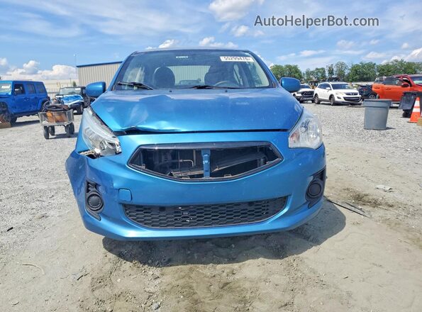 ML32F3FJ7LHF07885 2020 MITSUBISHI MIRAGE Blue Вид спереду