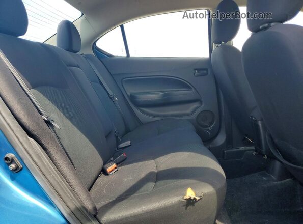 ML32F3FJ7LHF07885 2020 MITSUBISHI MIRAGE Blue Вид задніх сидінь