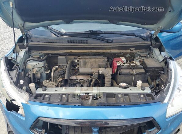 ML32F3FJ7LHF07885 2020 MITSUBISHI MIRAGE Blue Вид задньої частини салону