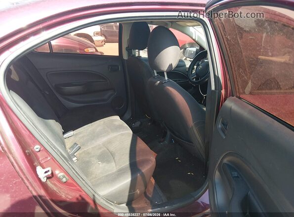 ML32F3FJ8HHF16389 2017 MITSUBISHI MIRAGE G4 Maroon Vista de la etiqueta del VIN