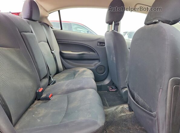 ML32F3FJ8JHF12512 2018 MITSUBISHI MIRAGE Red Vista de los asientos traseros