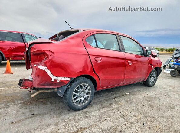 ML32F3FJ8JHF12512 2018 MITSUBISHI MIRAGE Red Trasero derecho