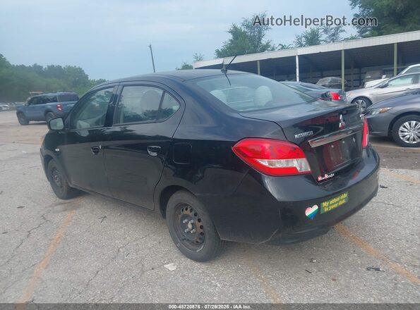 ML32F3FJ9HH000748 2017 MITSUBISHI MIRAGE G4 Черный Задняя левая четверть