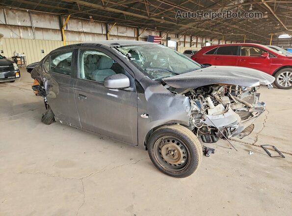 ML32F3FJ9HHF05868 2017 MITSUBISHI MIRAGE Gray Delantero derecho