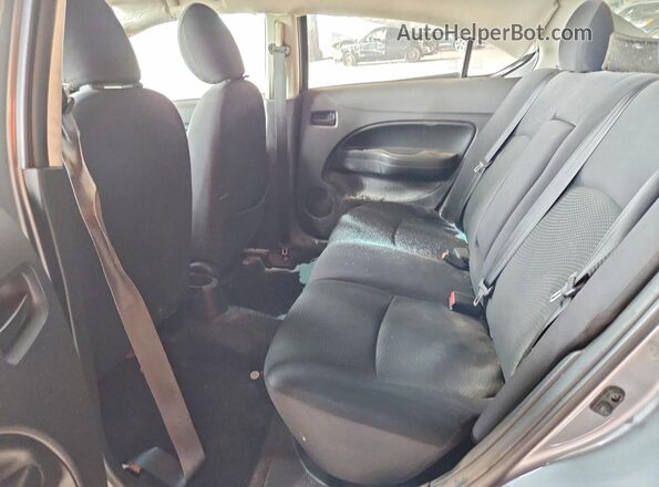 ML32F3FJ9HHF05868 2017 MITSUBISHI MIRAGE Gray Vista de los asientos traseros