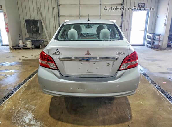 ML32F3FJ9HHF08754 2017 MITSUBISHI MIRAGE Silver უკანა ხედი
