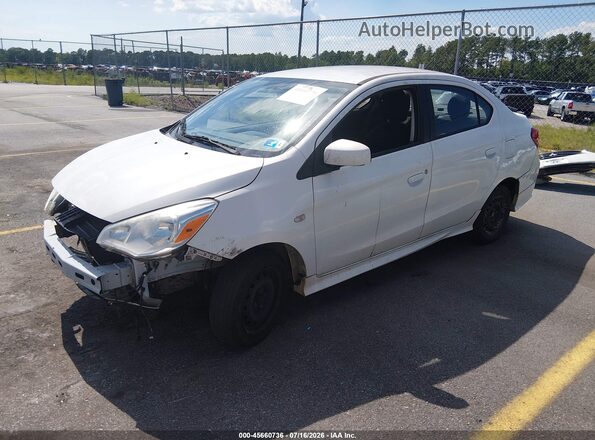 ML32F3FJ9HHF09662 2017 MITSUBISHI MIRAGE G4 Белый Передняя левая четверть