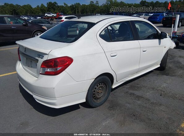 ML32F3FJ9HHF09662 2017 MITSUBISHI MIRAGE G4 Белый Задняя правая четверть