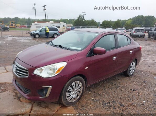 ML32F3FJ9HHF11282 2017 MITSUBISHI MIRAGE G4 Purple წინა მარცხენა ხედი სამი მეოთხედიდან
