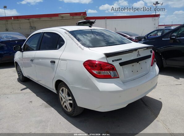 ML32F3FJ9JHF13457 2018 MITSUBISHI MIRAGE G4 White Задня ліва чверть