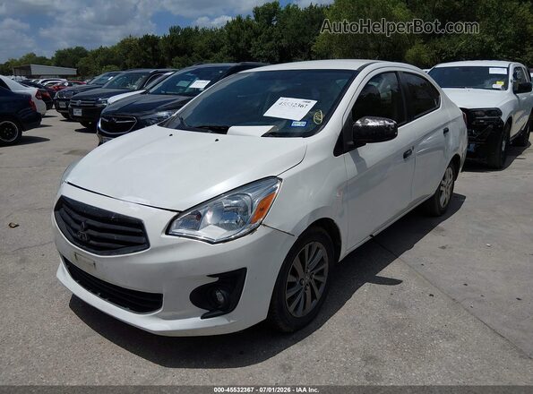 ML32F3FJ9JHF13457 2018 MITSUBISHI MIRAGE G4 White Передня ліва чверть
