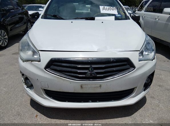 ML32F3FJ9JHF13457 2018 MITSUBISHI MIRAGE G4 White Вид спереду