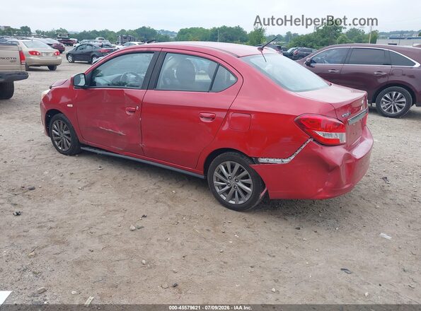 ML32F3FJ9KHF08518 2019 MITSUBISHI MIRAGE G4 Burgundy Հետևի ձախ