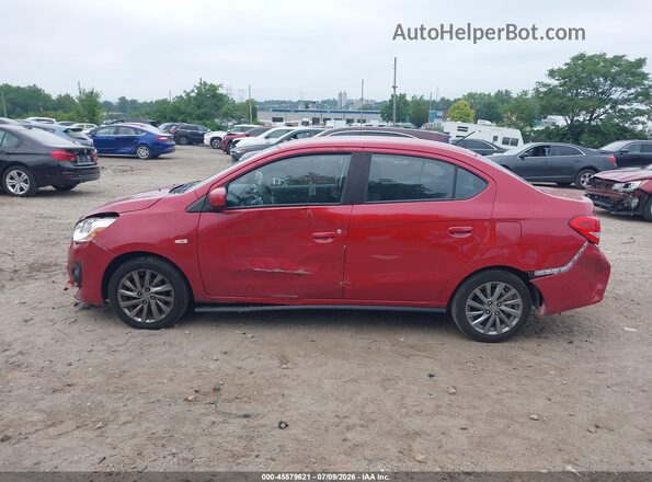 ML32F3FJ9KHF08518 2019 MITSUBISHI MIRAGE G4 Burgundy Սալոնի հետևի տեսք