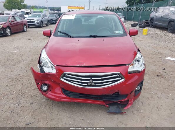 ML32F3FJ9KHF08518 2019 MITSUBISHI MIRAGE G4 Burgundy Առջևի վահանակի տեսք