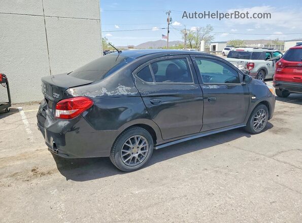 ML32F3FJ9KHF16280 2019 MITSUBISHI MIRAGE Black Trasero derecho