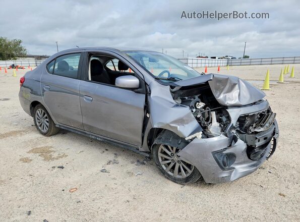 ML32F3FJ9KHF18918 2019 MITSUBISHI MIRAGE Gray Delantero derecho