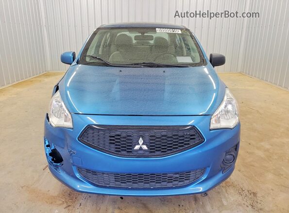 ML32F3FJ9LHF07855 2020 MITSUBISHI MIRAGE Blue Դիմացի տեսք