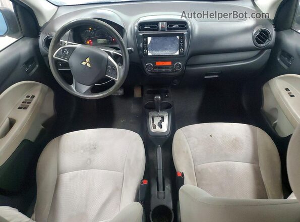 ML32F3FJ9LHF07855 2020 MITSUBISHI MIRAGE Blue Առջևի վահանակի տեսք