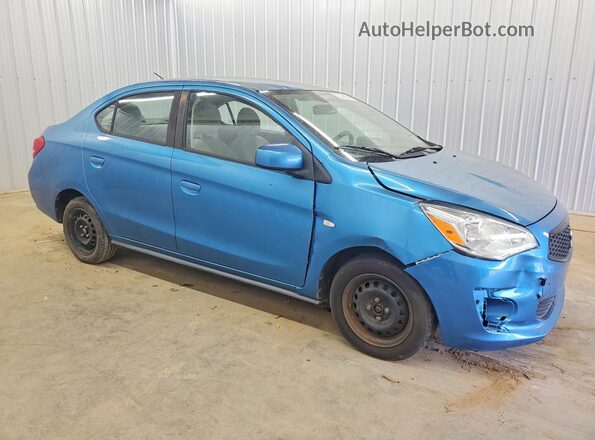ML32F3FJ9LHF07855 2020 MITSUBISHI MIRAGE Blue Առջևի աջ