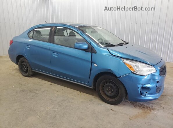 ML32F3FJ9LHF07855 2020 MITSUBISHI MIRAGE Blue VIN կոդի պիտակի տեսք