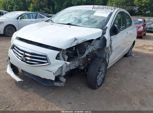 ML32F3FJXJHF04573 2018 MITSUBISHI MIRAGE G4 White წინა ხედი
