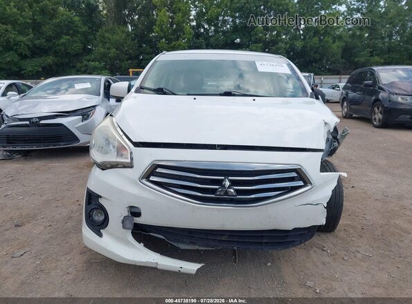 ML32F3FJXJHF04573 2018 MITSUBISHI MIRAGE G4 White ხელსაწყოთა პანელის ხედი