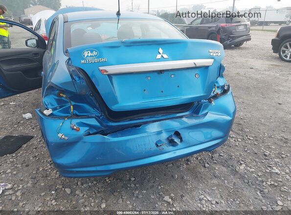 ML32F3FJXJHF06839 2018 MITSUBISHI MIRAGE G4 Blue წინა ხედი
