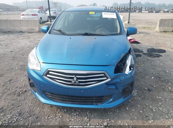 ML32F3FJXJHF06839 2018 MITSUBISHI MIRAGE G4 Blue უკანა სალონის ხედი