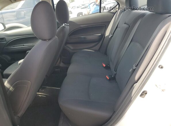 ML32F3FJXJHF09367 2018 MITSUBISHI MIRAGE White Rear seats view