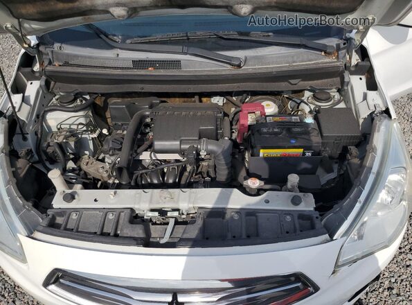 ML32F3FJXJHF09367 2018 MITSUBISHI MIRAGE White Rear interior view