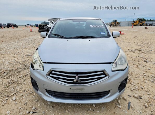 ML32F3FJXJHF10647 2018 MITSUBISHI MIRAGE Silver Widok z przodu