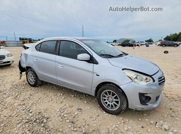 ML32F3FJXJHF10647 2018 MITSUBISHI MIRAGE Silver Przód prawy
