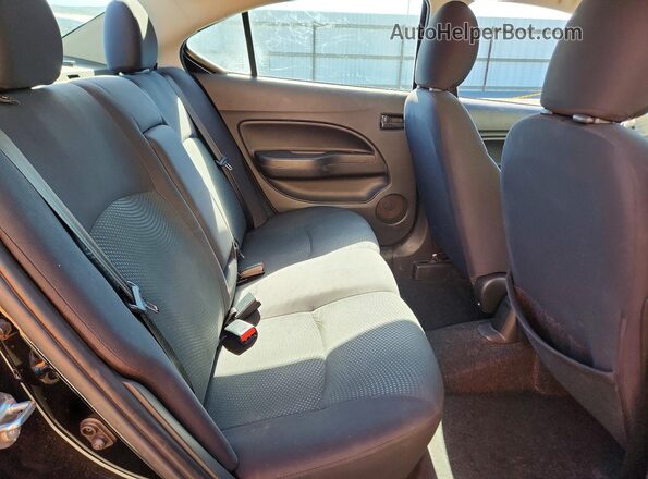 ML32F3FJXKHF16207 2019 MITSUBISHI MIRAGE Black Հետևի նստատեղերի տեսք