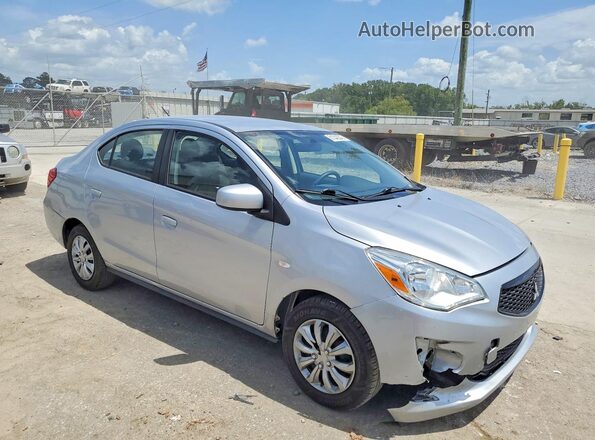 ML32F3FJXLHF00820 2020 MITSUBISHI MIRAGE Silver Przód prawy